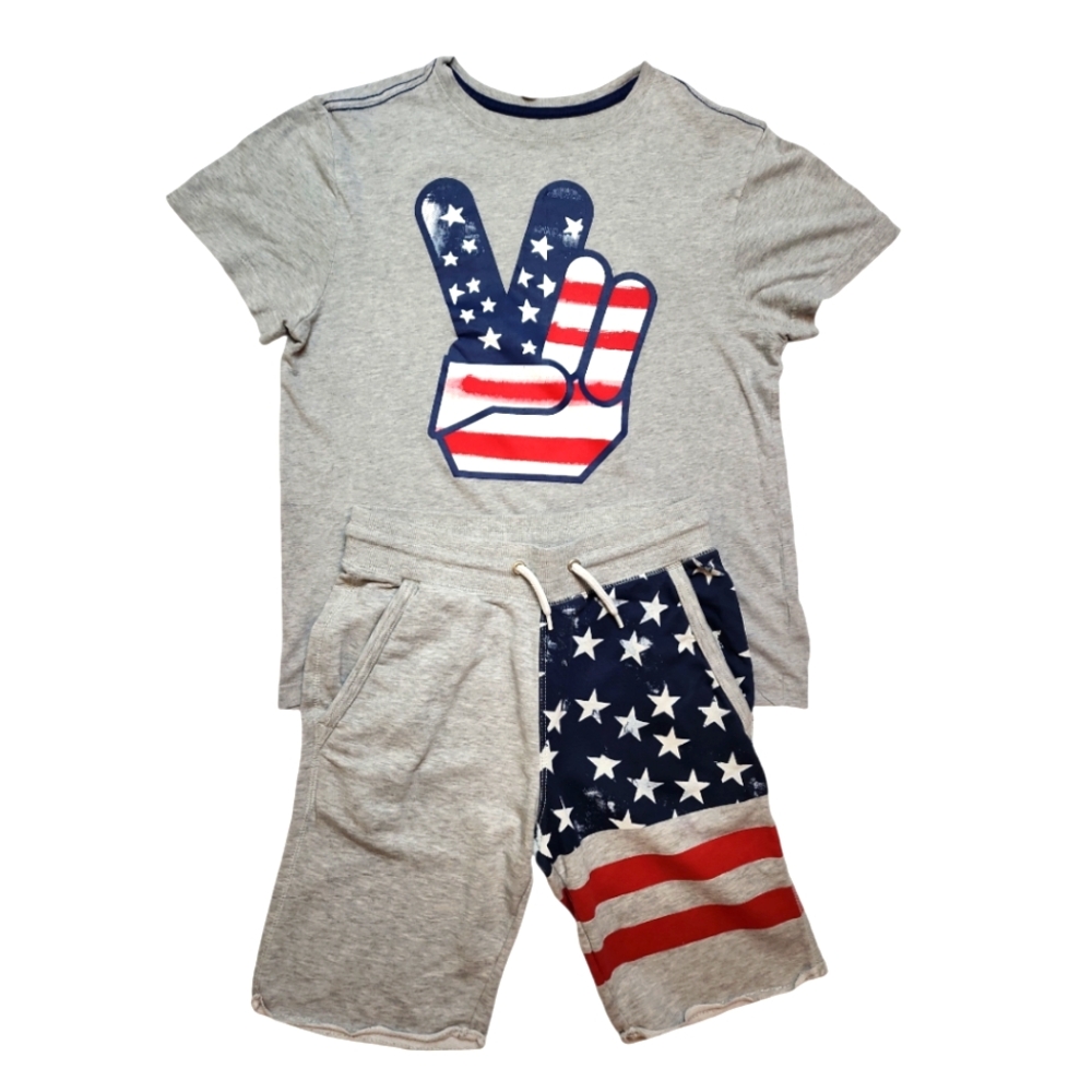 Boy's Shorts and Shirt Set Size Large